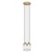 Z-Lite Arden Chandelier, 5-Light, 12 In.W x 12 In.H, Rubbed Brass/Clear 651P-5R-RB - alternate 4